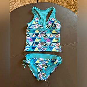 Justice tankini Size 10 2 piece
